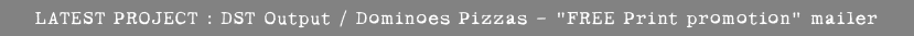 LATEST PROJECT : DST Output